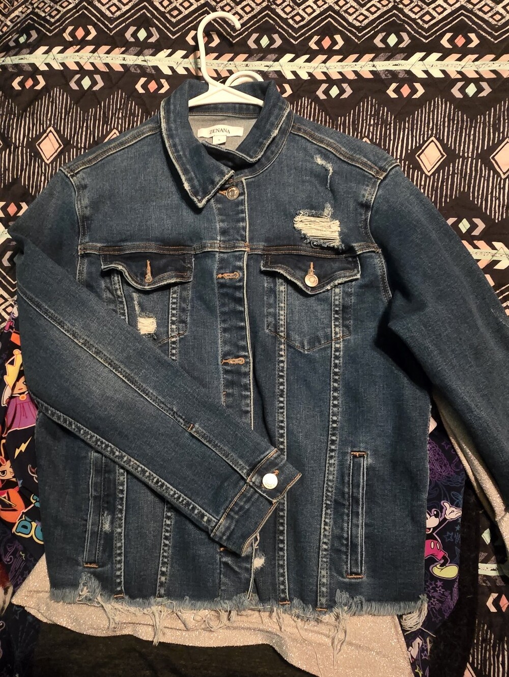 Distressed Blue Denim Jacket